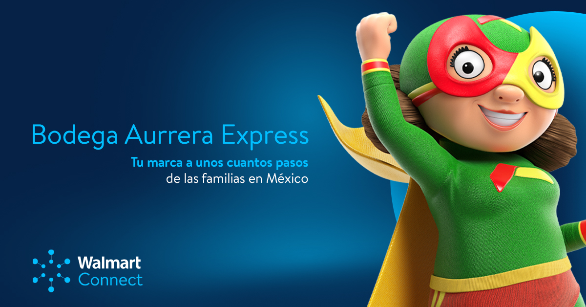 Nuevos espacios publicitarios en Bodega Aurrera Express con Walmart Connect